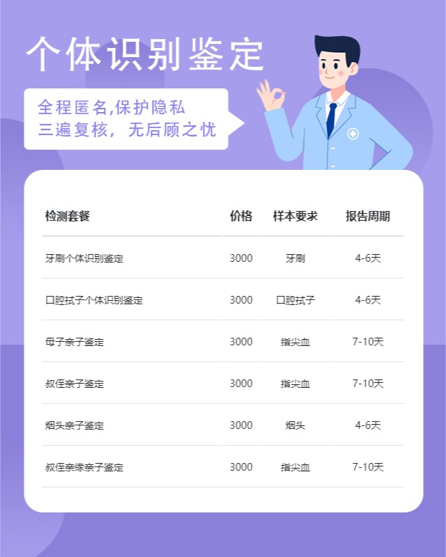 新余10家做烟头个体识别鉴定中心机构地址