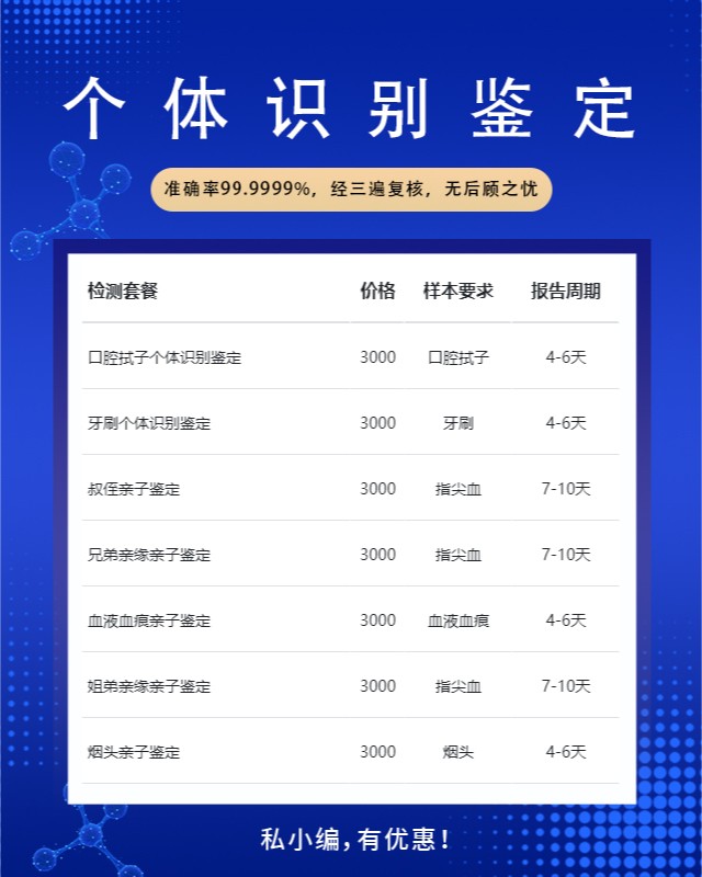 承德10家做羊水个体识别鉴定中心机构地址