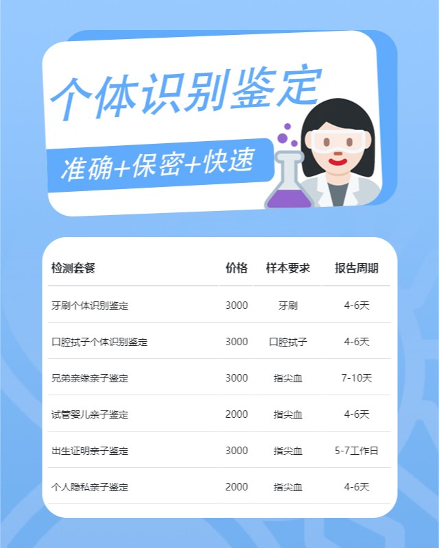 漯河可以做血液血痕个体识别鉴定的10个中心机构