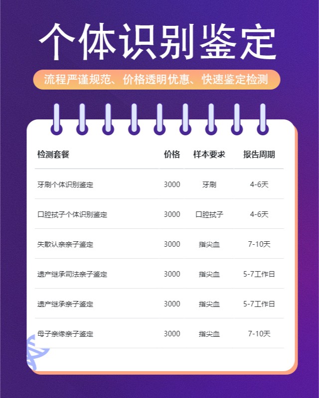 驻马店10家做羊水个体识别鉴定的中心机构地址