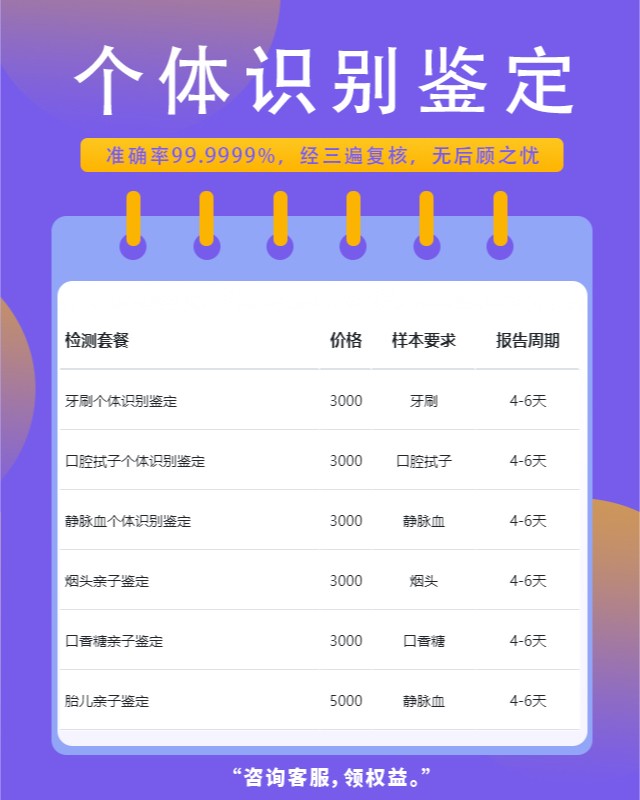 鄂州10家可以做头发个体识别鉴定中心机构地址一览