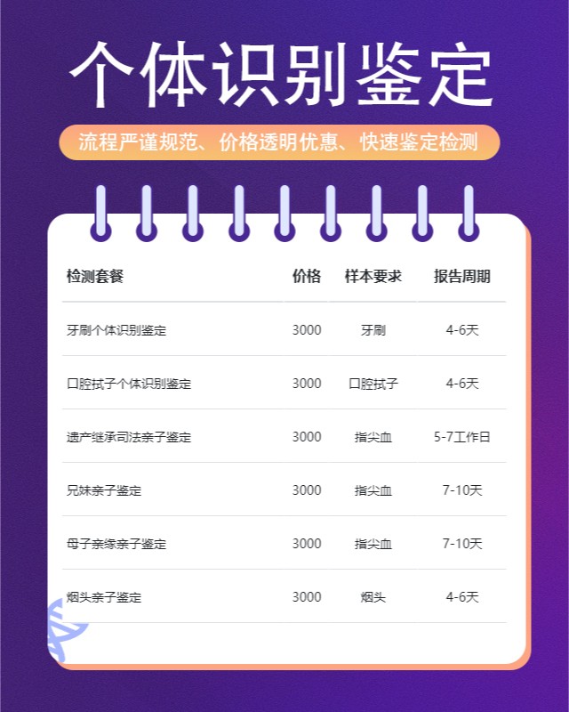 林芝可以做烟头个体识别鉴定的10个中心机构
