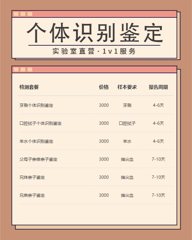 宜昌10家可以做口腔拭子个体识别鉴定中心机构地址一览