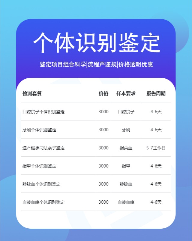 荆门10家可以做口香糖个体识别鉴定中心机构地址
