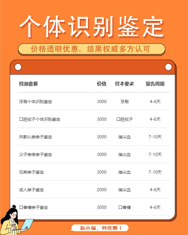 德州可以做口腔拭子个体识别鉴定10家机构地址