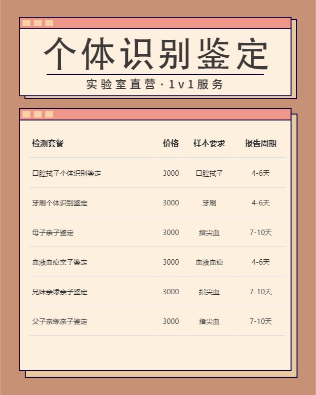 益阳10家可以做静脉血个体识别鉴定的中心机构地址