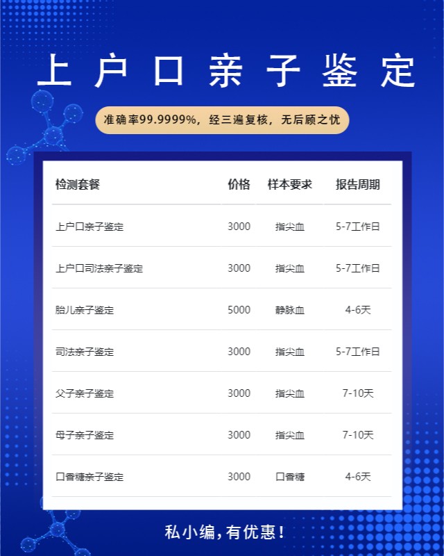 安庆可以做上户口亲子鉴定的10个中心机构