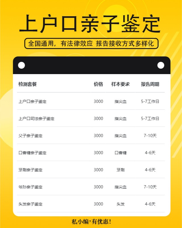烟台上户口亲子鉴定中心机构地址