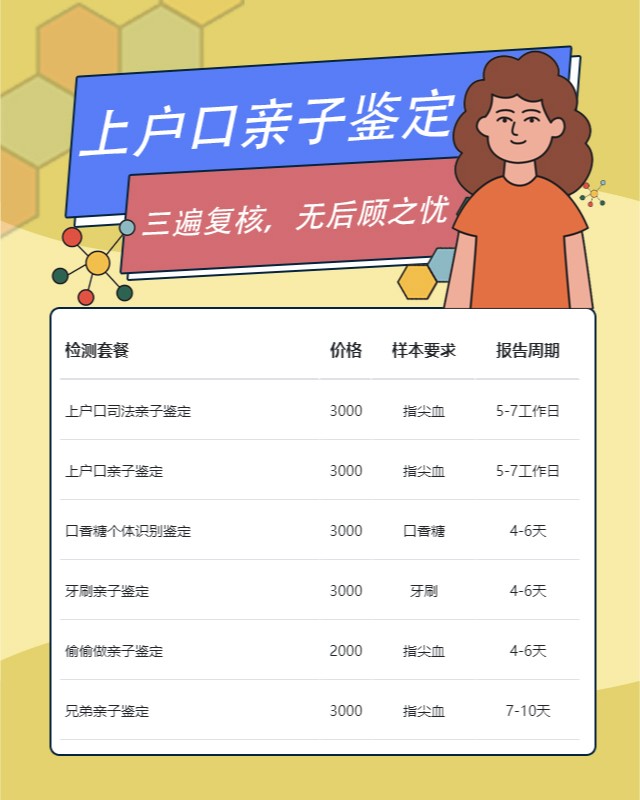 五指山可以做上户口亲子鉴定的10个中心机构