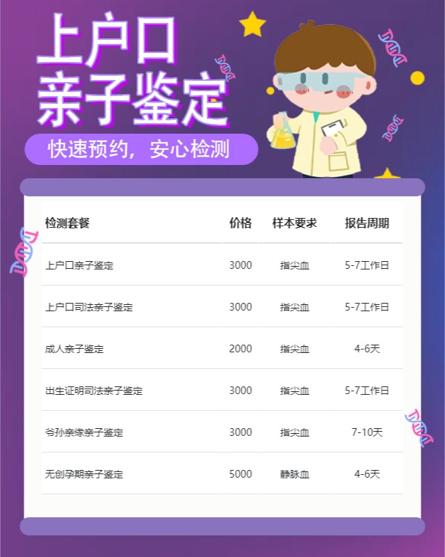 淮南最新可做上户口亲子鉴定10家机构地址