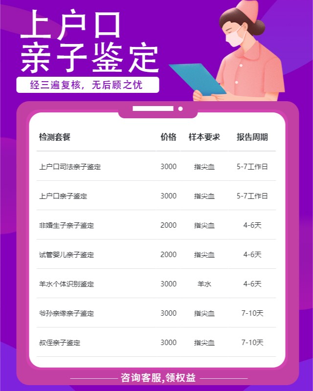 六安10家可以做上户口亲子鉴定的中心机构地址