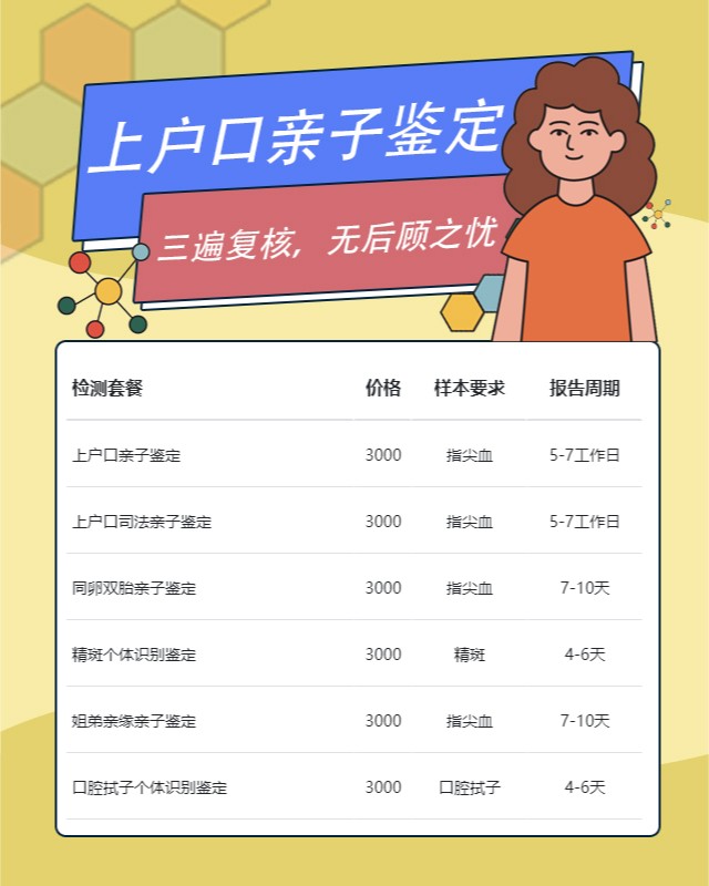 茂名可以做上户口亲子鉴定的10个中心机构