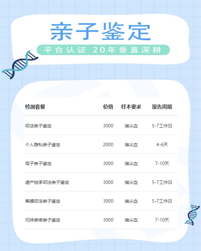 海东10家做医学亲子鉴定中心机构地址