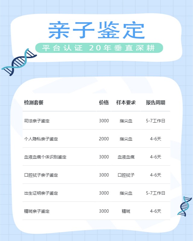 郴州10家做个人亲子鉴定的中心机构地址