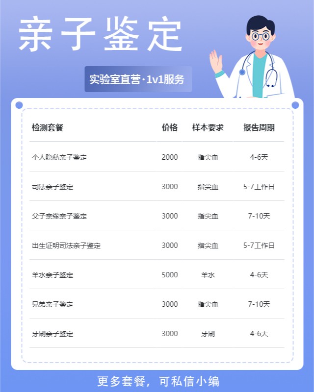 济南可以做个人亲子鉴定的10个中心机构