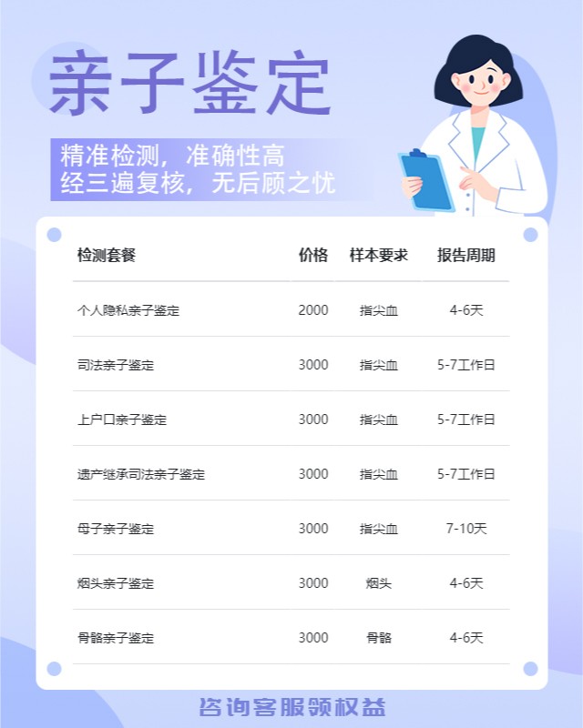 咸宁最新可做保密亲子鉴定的10个中心机构