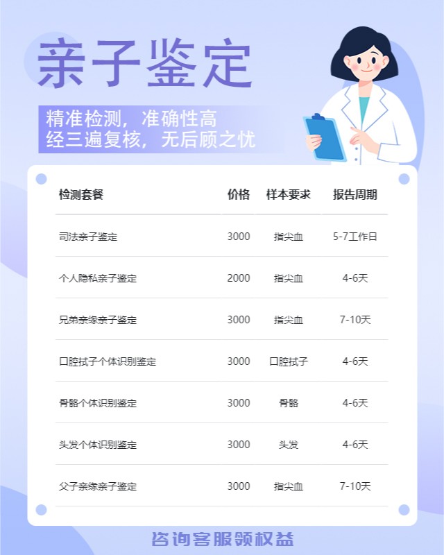 宜春可以做匿名亲子鉴定10家机构地址