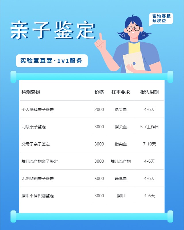 白银最新可做小孩亲子鉴定的10个中心机构