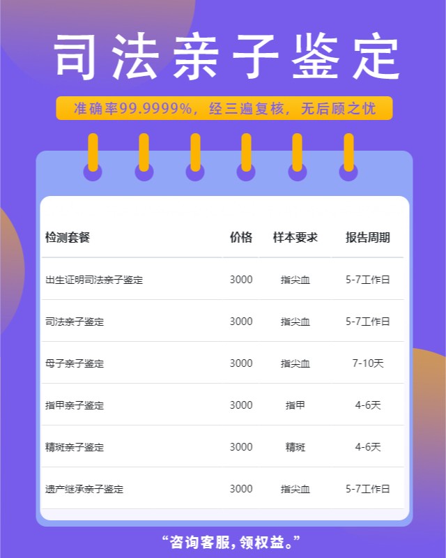 聊城可以做父子亲子鉴定的10个中心机构