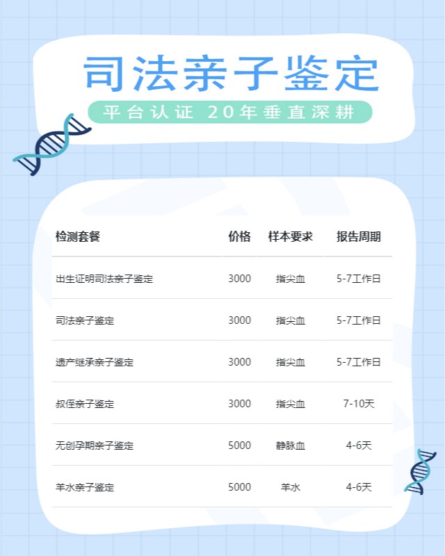 延安10家可以做遗产继承亲子鉴定的中心机构地址