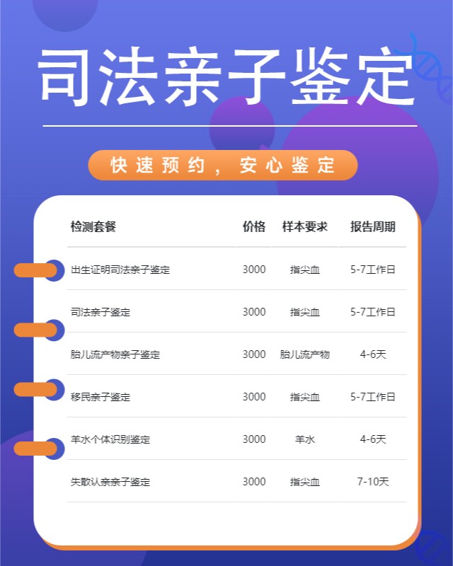 乌兰察布可以做司法亲子鉴定10家机构地址
