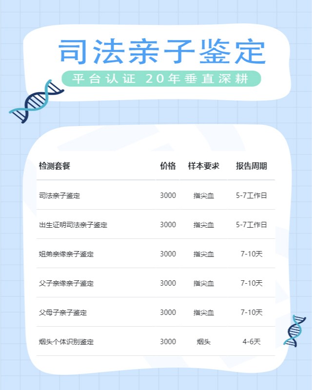 锡盟10家做叔侄亲缘关系鉴定中心机构地址一览