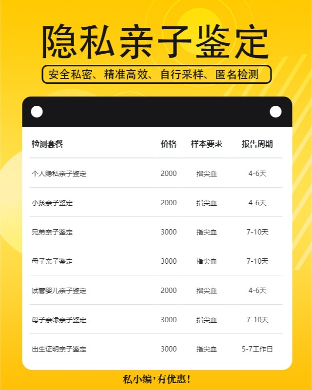 玉树可以做隐私亲子鉴定的10个中心机构
