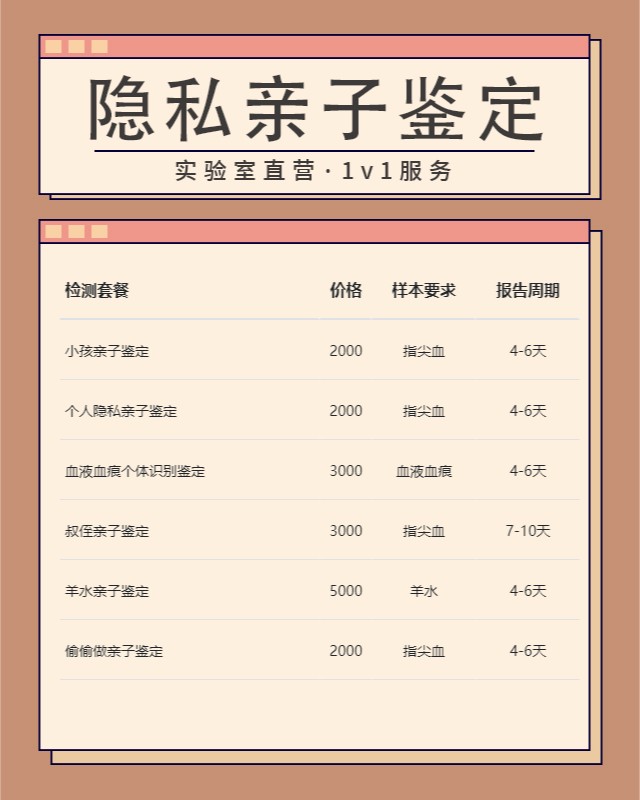 玉溪可以做个人隐私亲子鉴定的10个中心机构