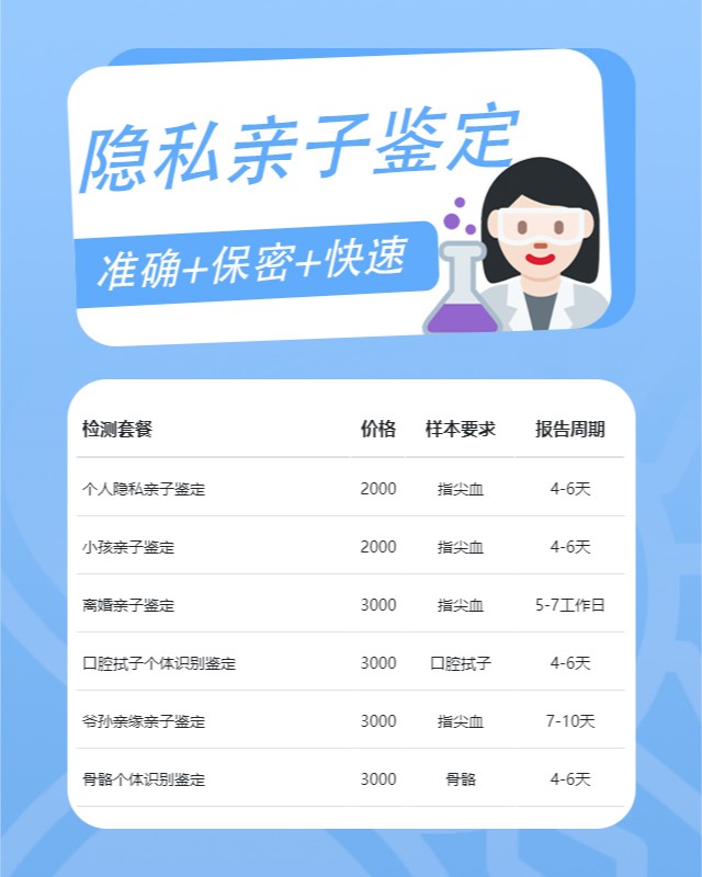 德州最新可做隐私亲子鉴定的10个中心机构