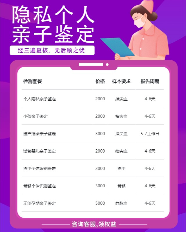 海口最新可做个人隐私亲子鉴定10家机构地址
