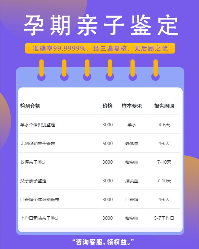 资阳可以做怀孕期间亲子鉴定的10个中心机构