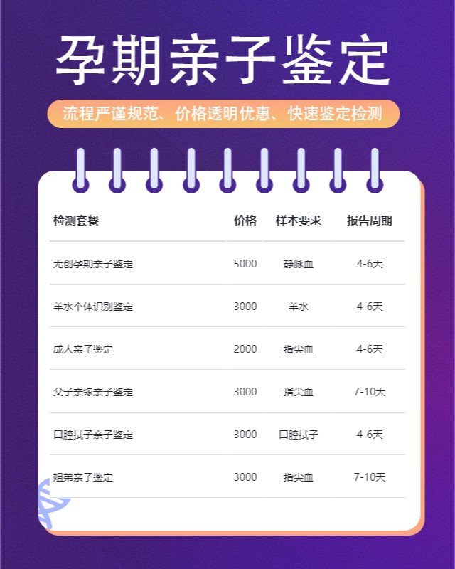 潍坊10家做无创孕期亲子鉴定的中心机构地址