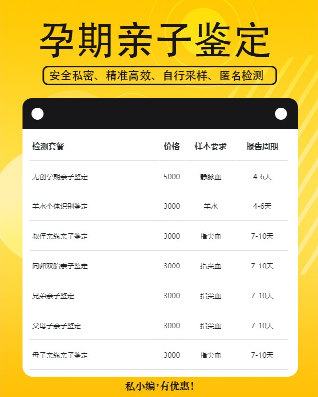 商丘10家可以做无创孕期亲子鉴定的中心机构地址