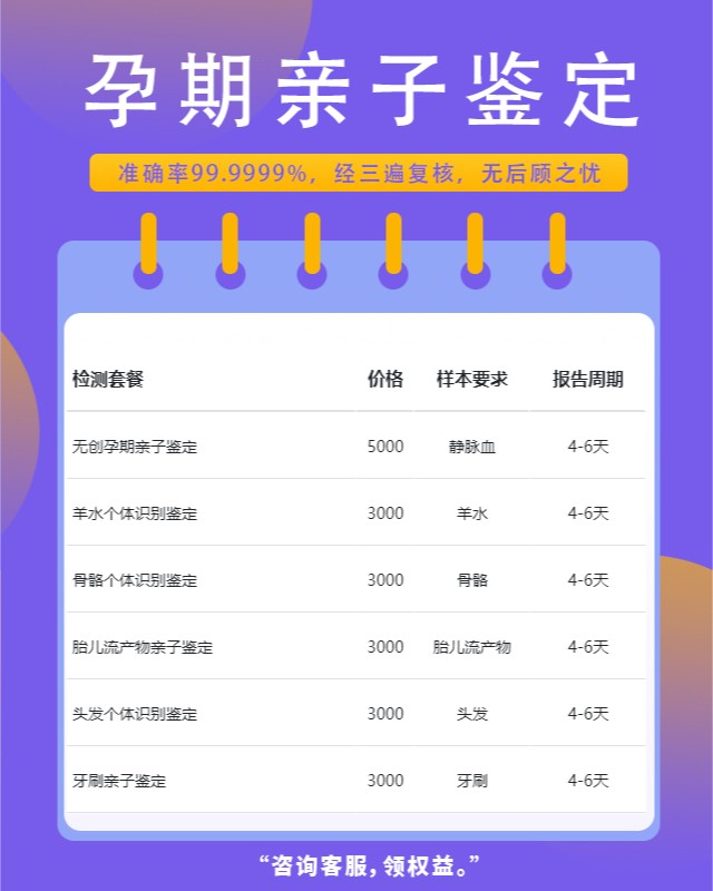 晋城10家可以做怀孕期间亲子鉴定的中心机构地址