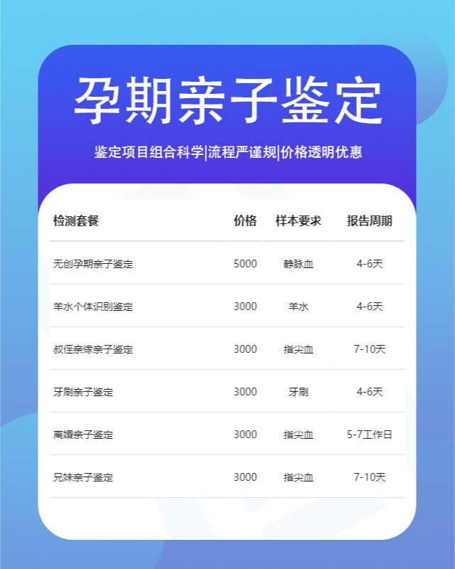 渭南10家做怀孕期间亲子鉴定中心机构地址