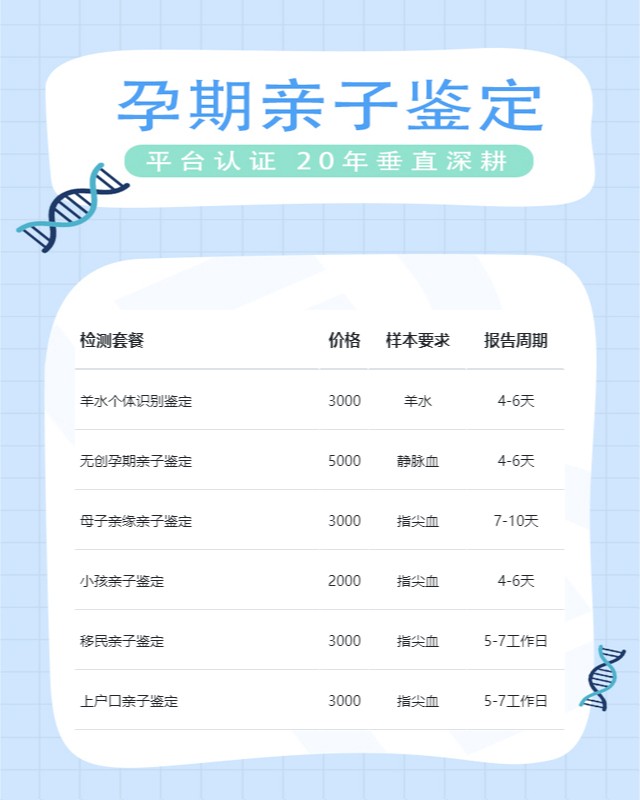 塔城10家做孕期亲子鉴定的中心机构地址