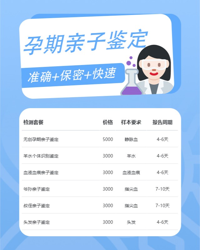 湘潭10家可以做无创孕期亲子鉴定中心机构地址一览