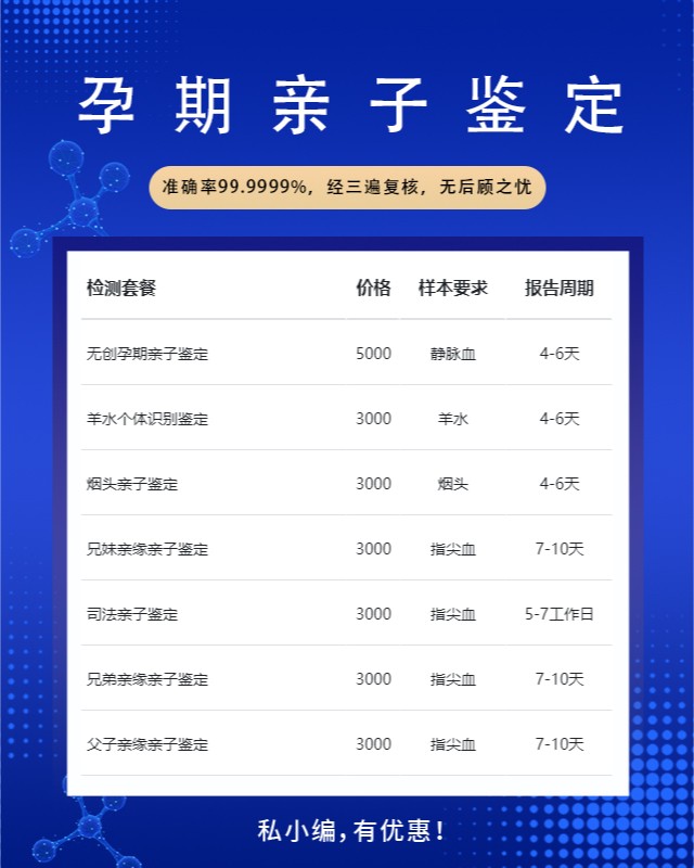 陇南10家可以做无创孕期亲子鉴定中心机构地址