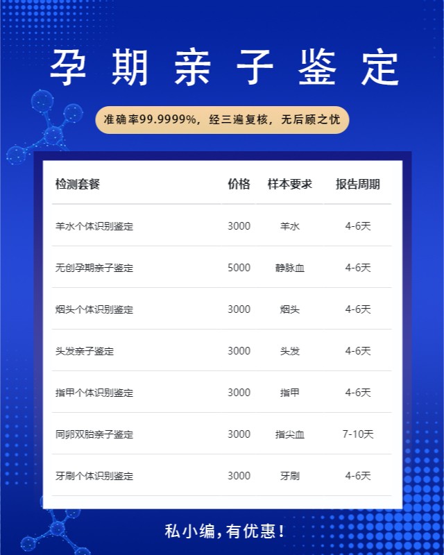 阜新10家可以做无创孕期亲子鉴定中心机构地址一览